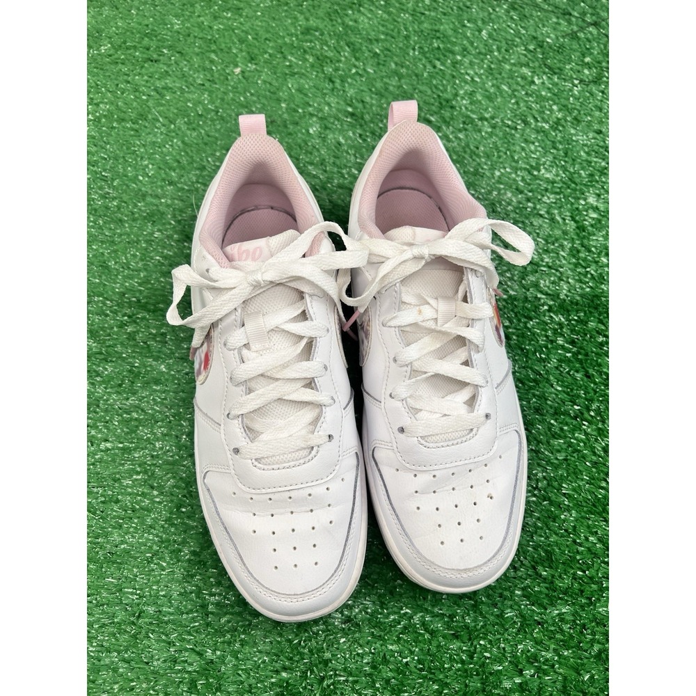 Nike Women’s White and Pink Low-Top Sneakers - Picture 4 of 8